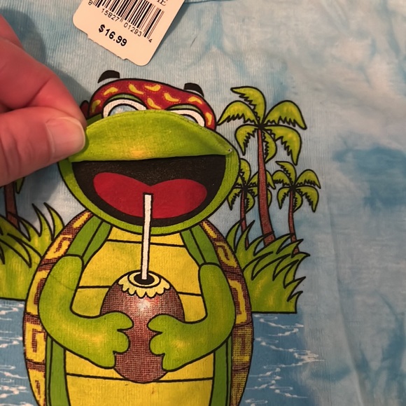 Tie Dye Florida frog onesie. Size 2T. - Picture 2 of 6